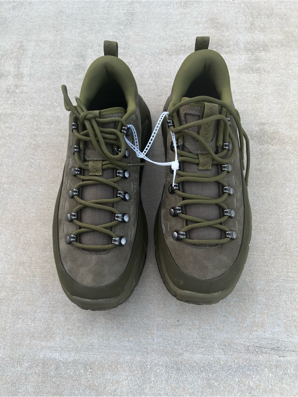 HOKA TOR SUMMIT Hiking and Running Sneakers Moss Spruce Green size 11 - Picture 5 of 8